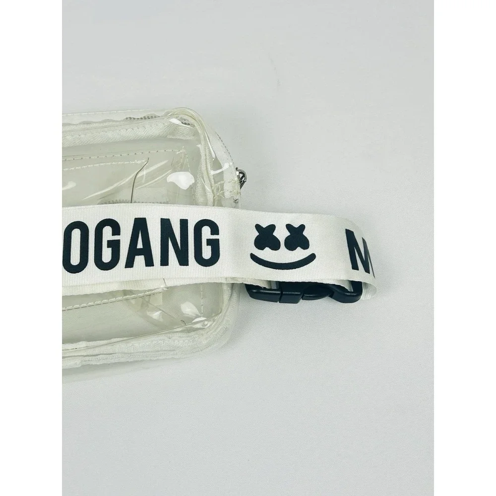 Marshmello Mellogang Clear Belt Bag Adjustable White Fanny Pack Kids Unisex